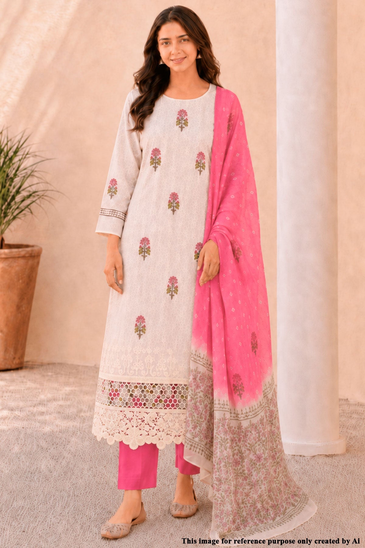 Gajari Floral Suit Set