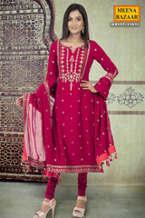 Rani Sequin Georgette Unstitched Suit