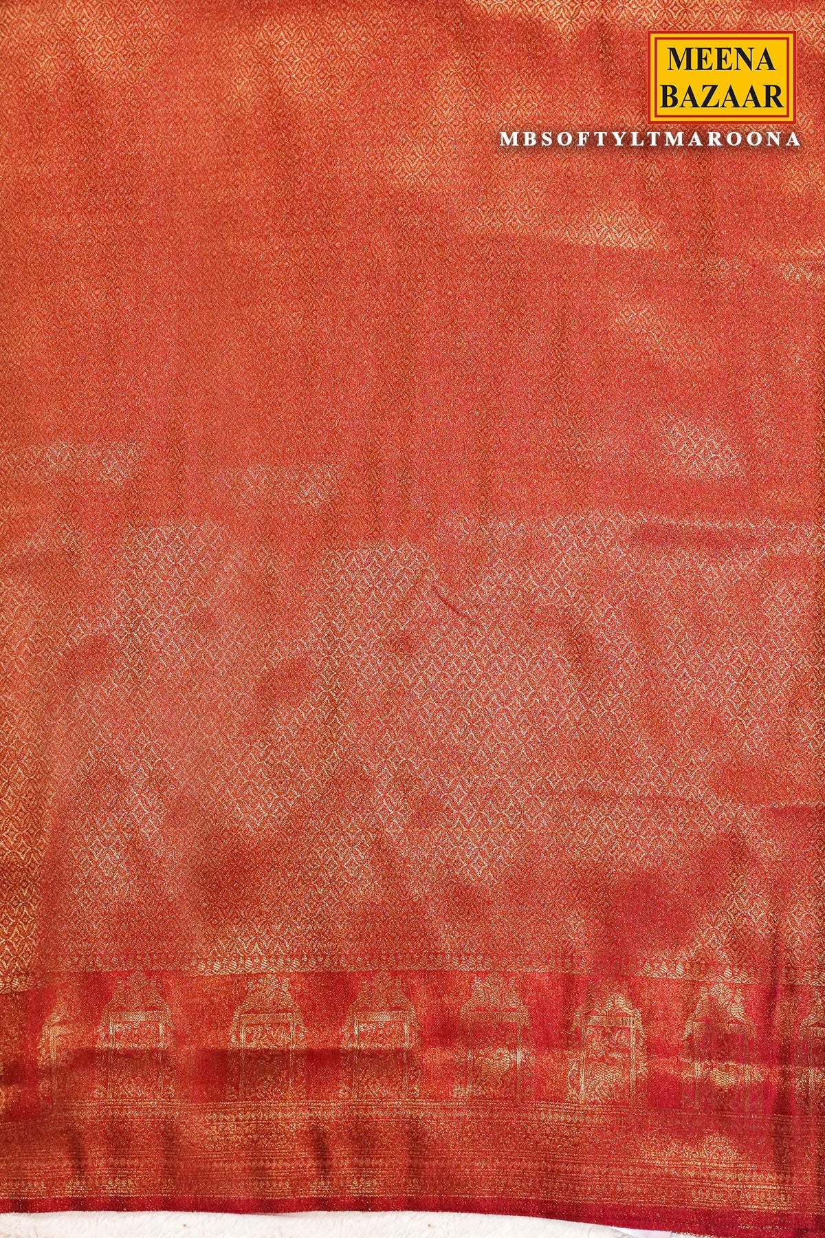 Softy Maroon Silk Weaving Saree