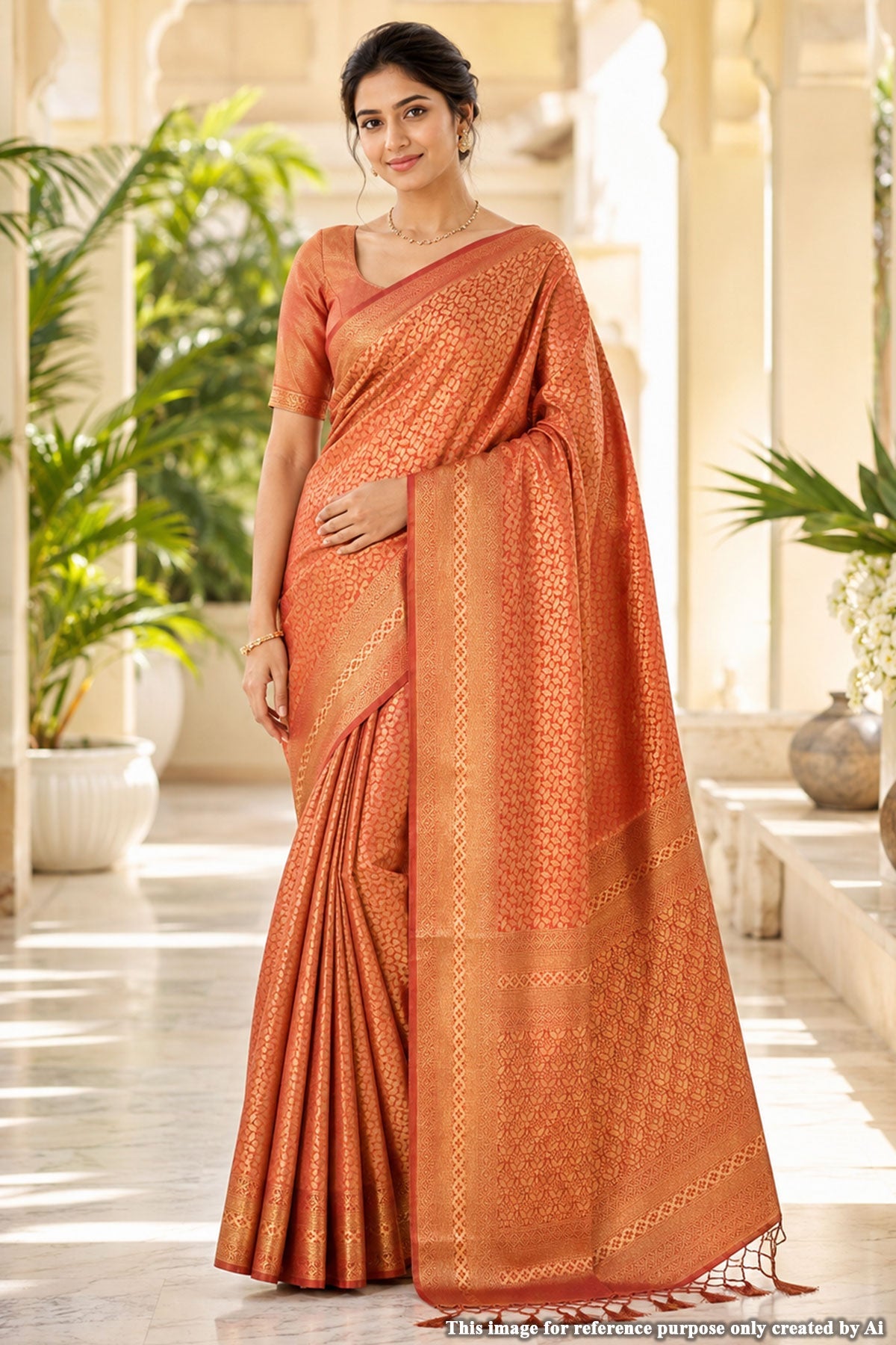 Softy Maroon Silk Weaving Jal Saree