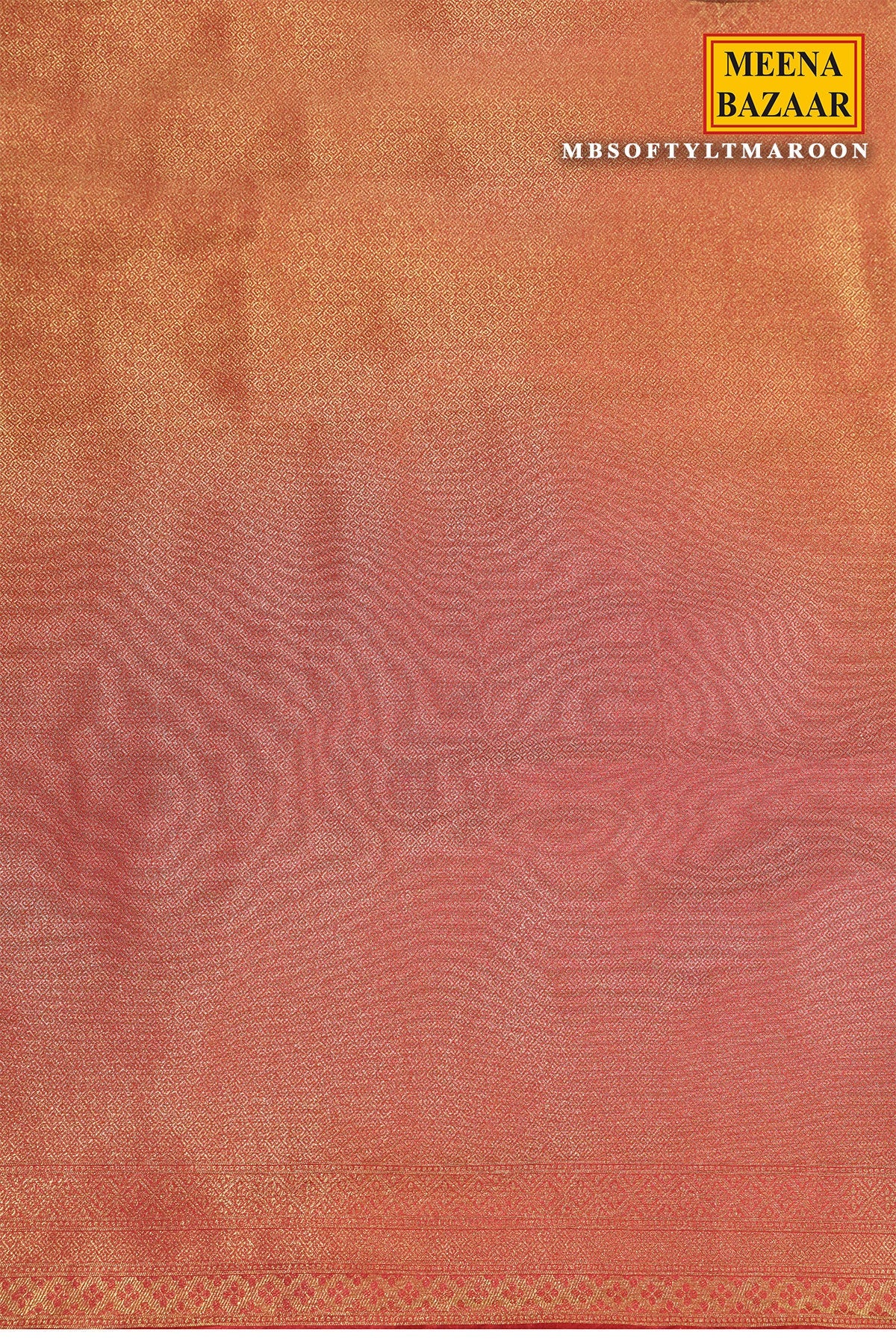 Softy Maroon Silk Weaving Jal Saree