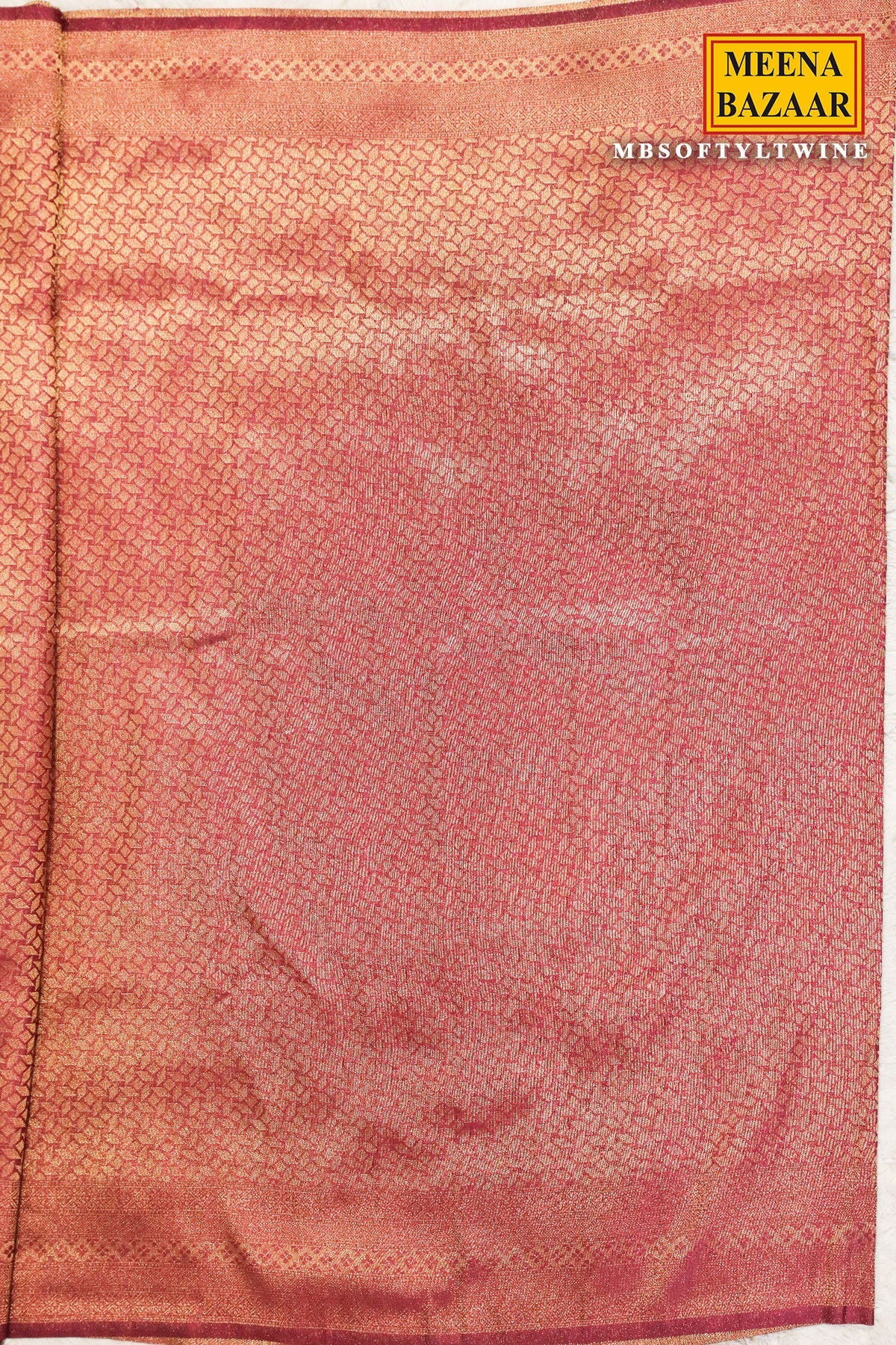 Softy Wine Silk Weaving Jal Saree