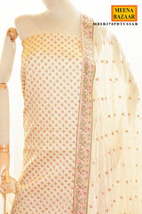 Tussar Silk Suit Set with Dupatta