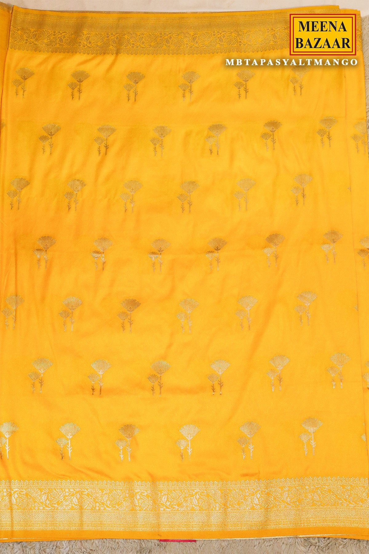 Tapasya Mango Silk Weaving Saree