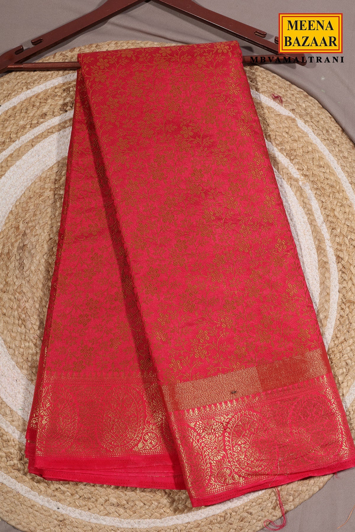 Royal Rani Jal Weaving Silk Saree