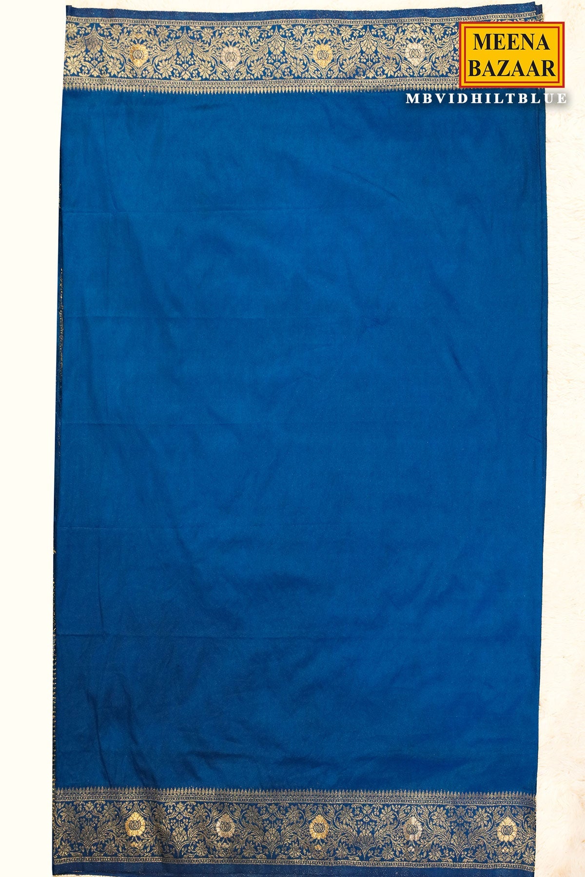 Blue Silk Weaving Saree