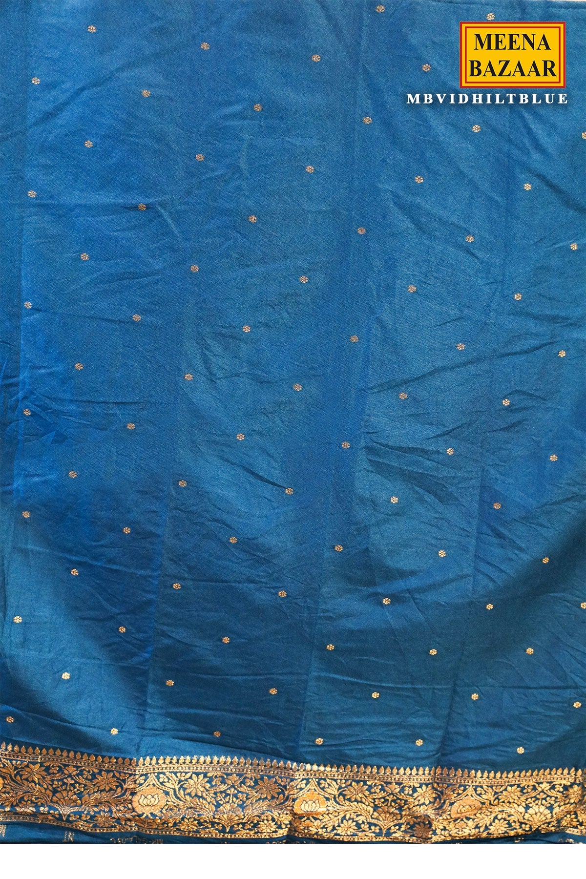 Blue Silk Weaving Saree