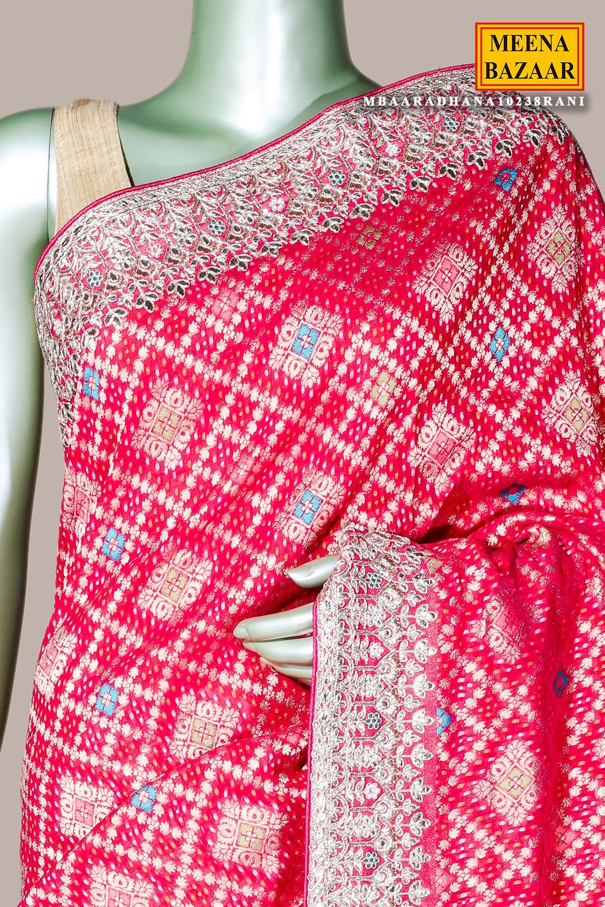 Royal Rani Khaddi Saree – Elegant Traditional Drape